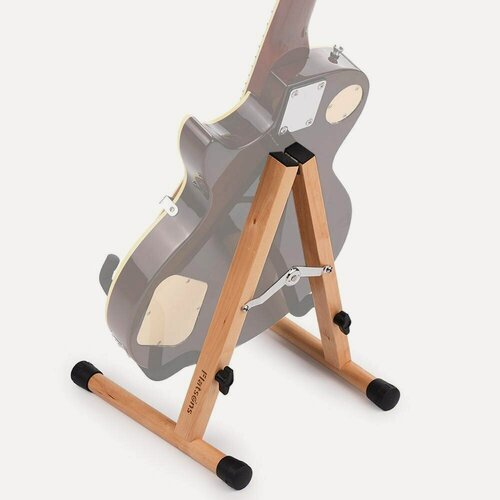 Изображение товара Стойка для гитары FLATSONS FL-04W, для всех типов, из бука и металла, натуральный цвет
