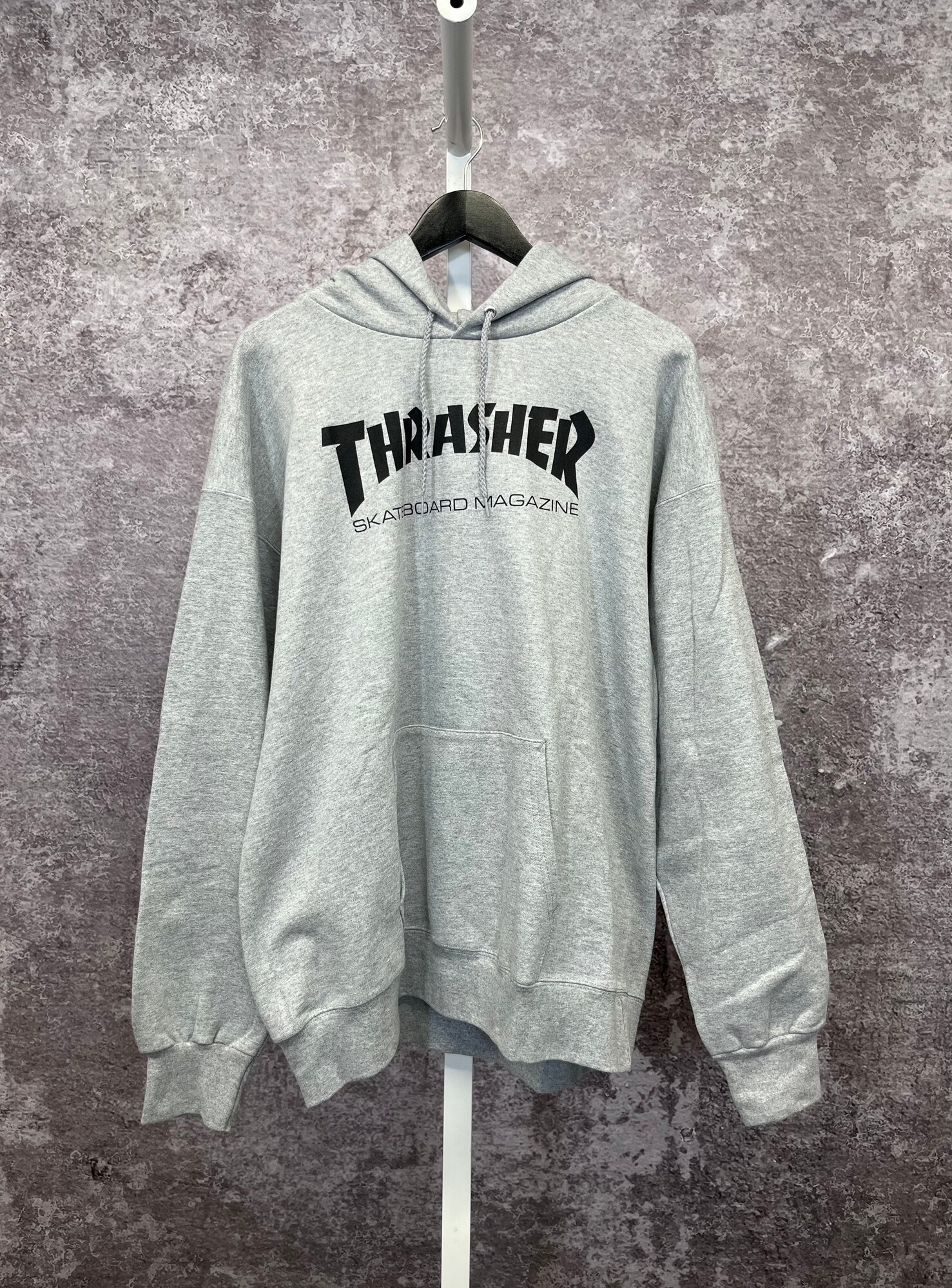 Худи THRASHER SKATE MAG BASIC LOGO ALPHABET FLEECE UNISEX BLACK