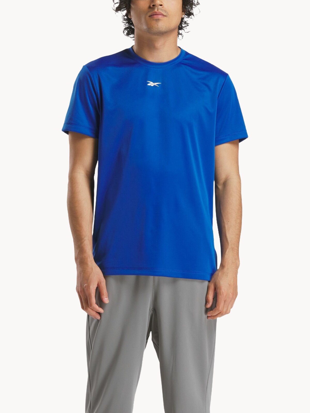 Футболка Reebok ID TRAIN SS TECH, размер S INT, голубой