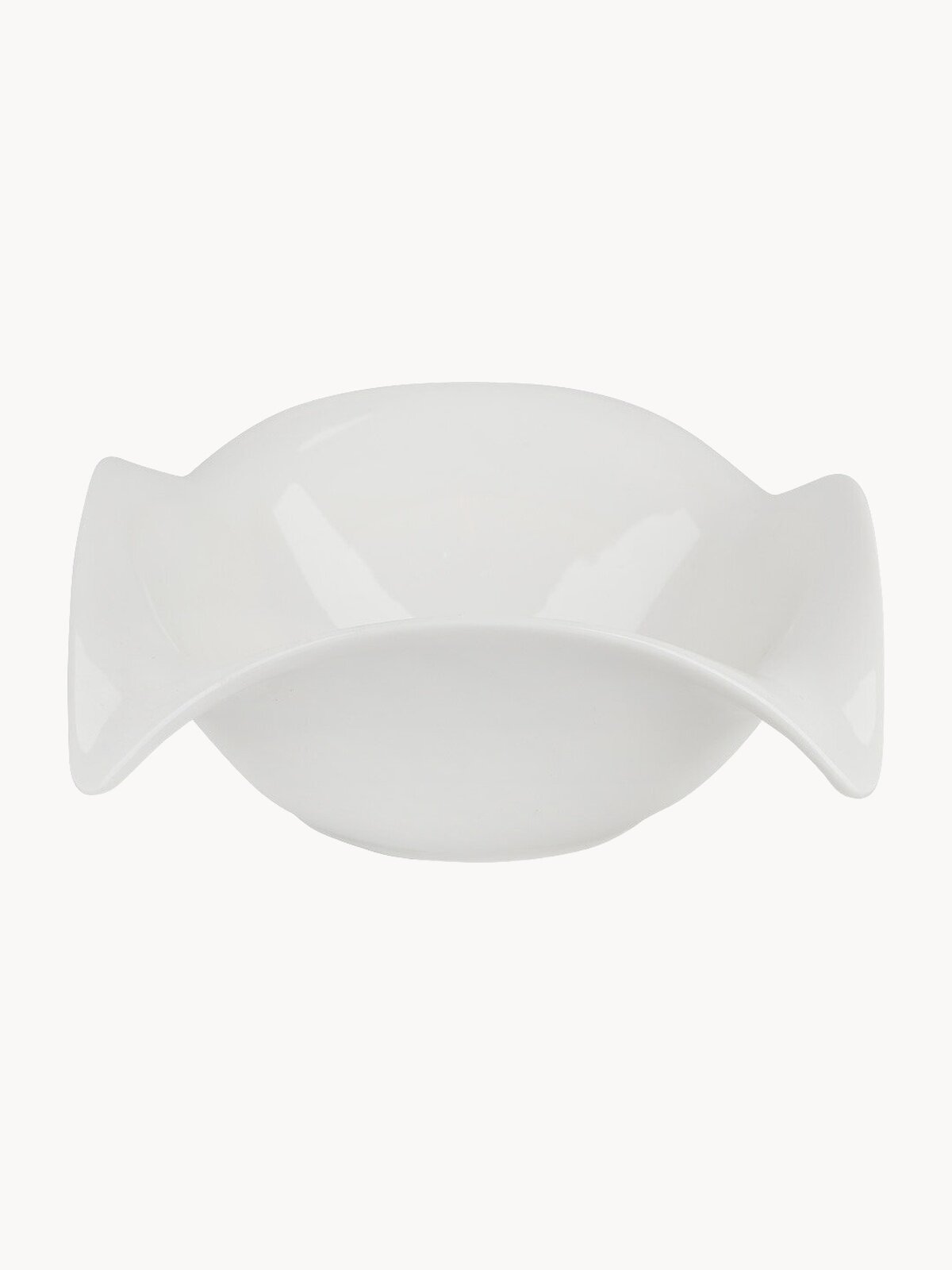 Салатник фарфоровый "Маршмеллоу", 900 мл, 21х21х8,5см, белый, Nouvelle