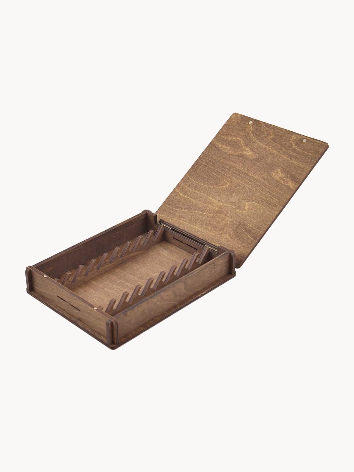 Шкатулка для хранения 9 заточных брусков / деревянный кейс для брусков для точилок / для натуральных камней для заточки / формат APEX