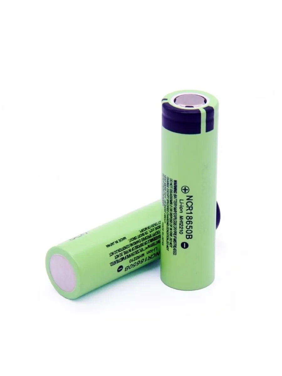 Аккумулятор 18650 для фонариков, Li-Ion, зеленый, 3.7 В, 3400 mAh, 1 шт — фото 1