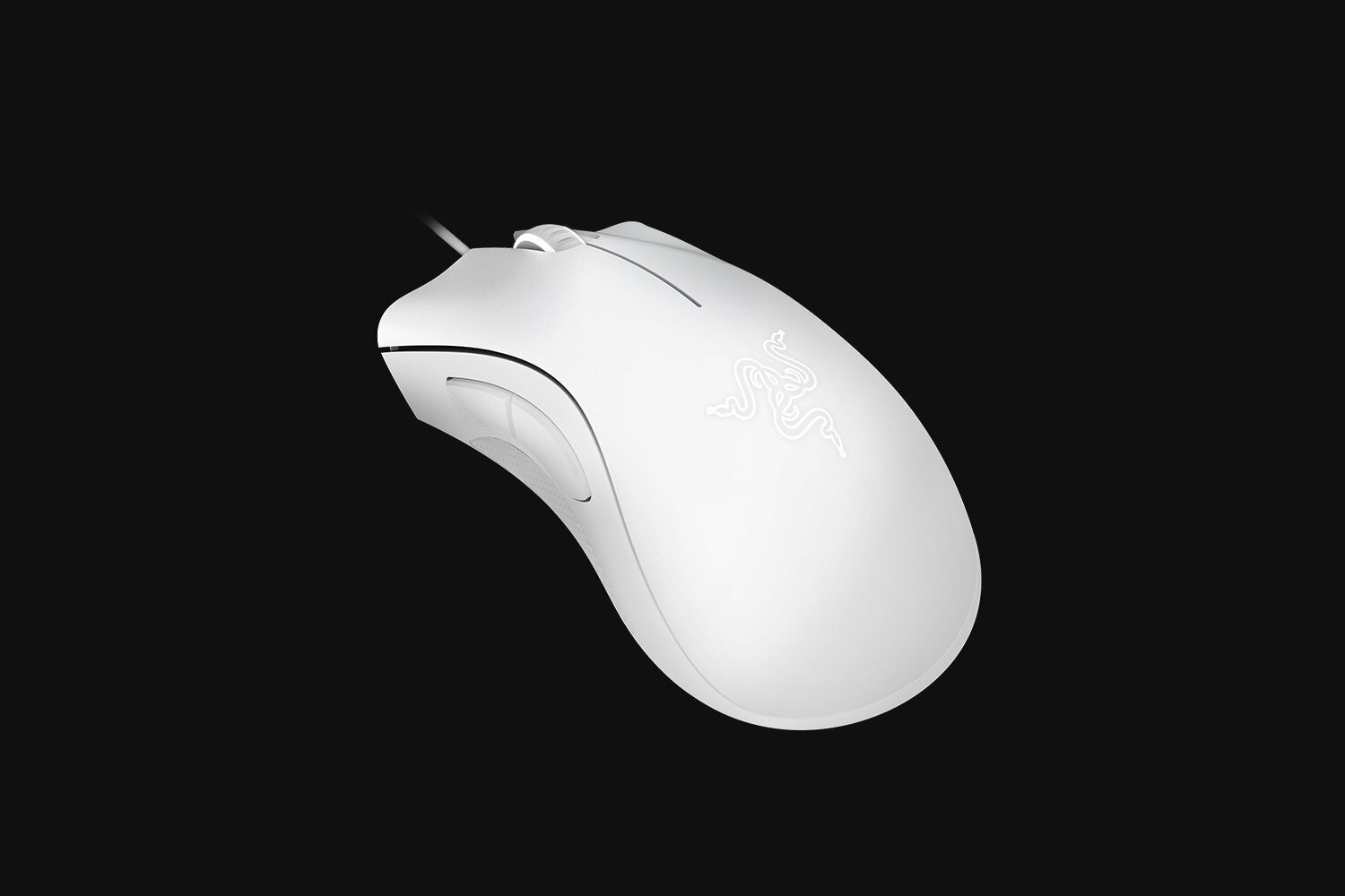 Игровая мышь Razer DeathAdder Essential, 6400DPI, проводная, эргономичная, зелёная подсветка — фото 1