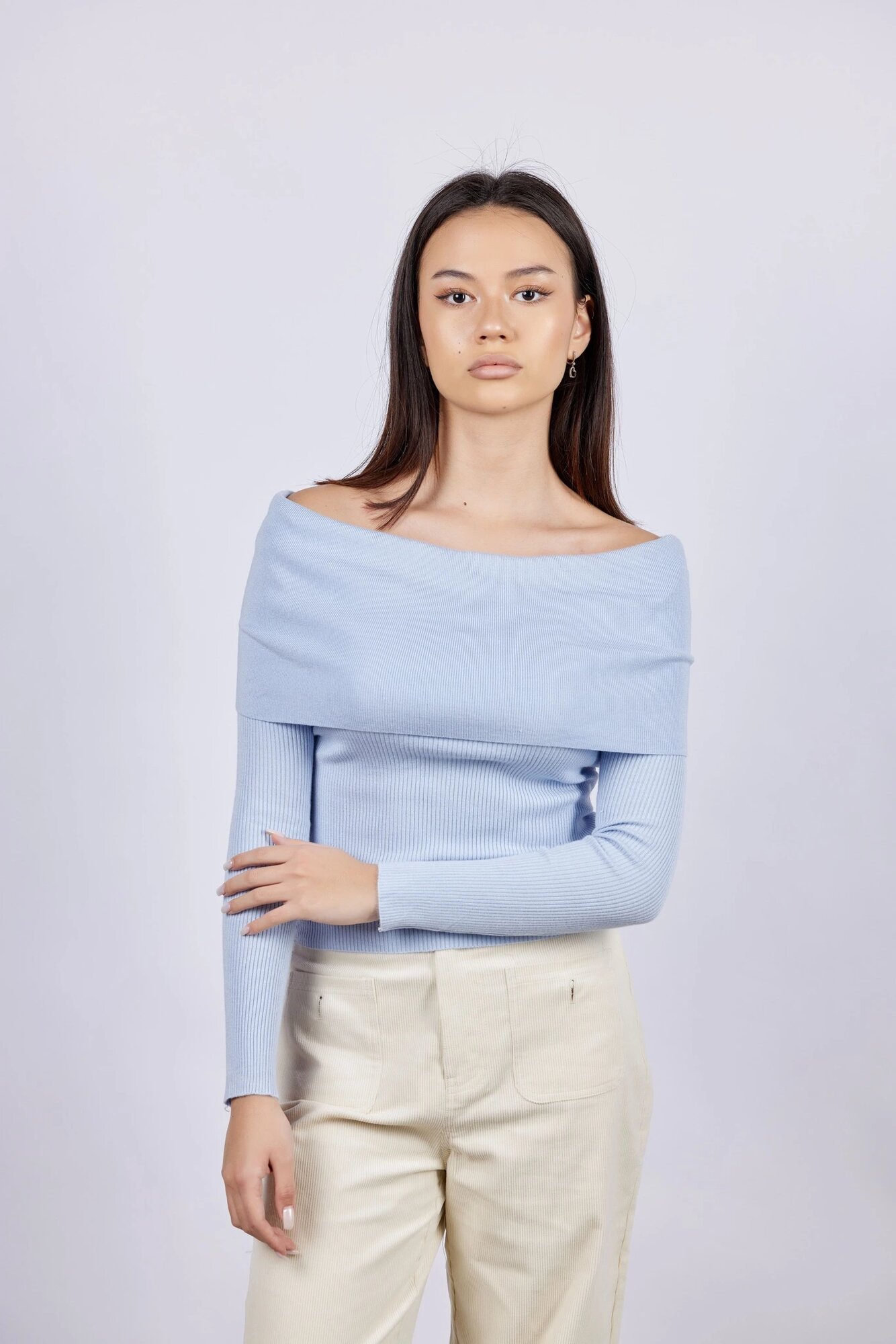 Джемпер Selfie, размер XS, голубой — фото 1