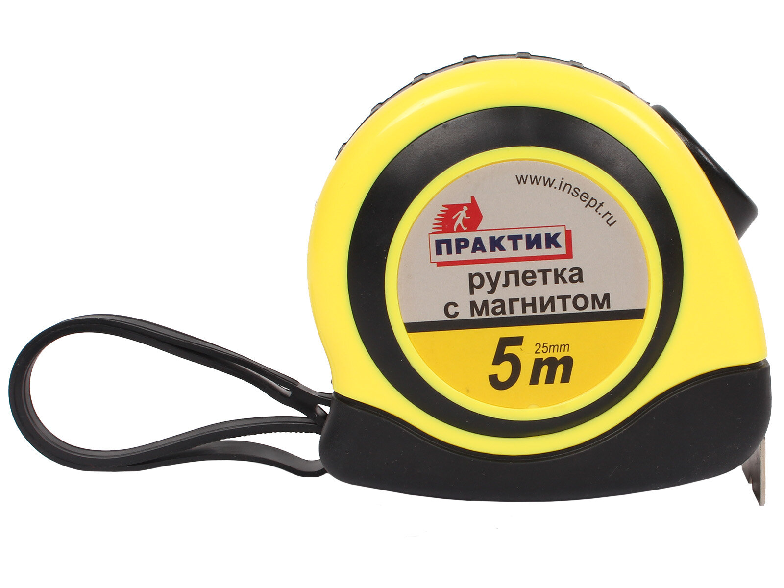 Рулетка 5м 25мм практик автостоп