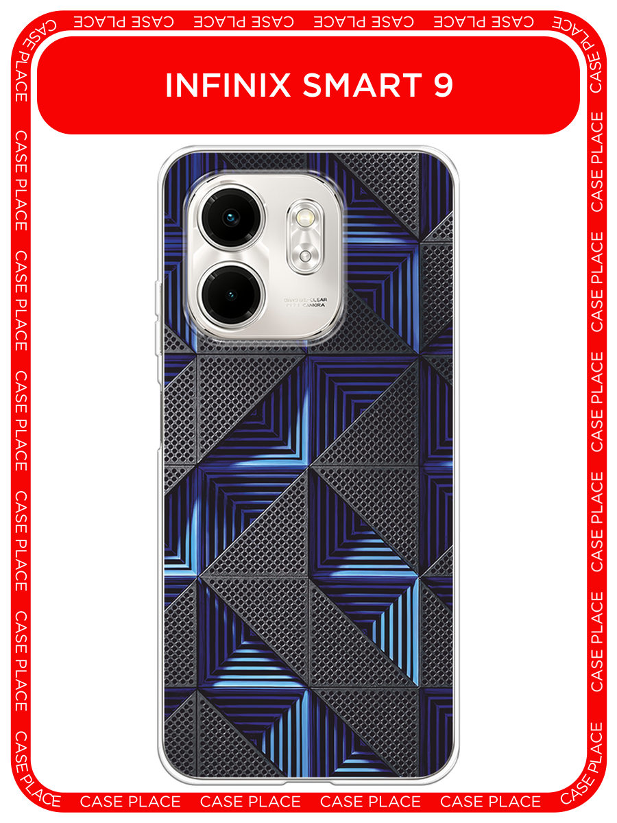 Чехол на Infinix Smart 9/Hot 50i / Инфиникс Смарт 9/Хот 50i с принтом IBM