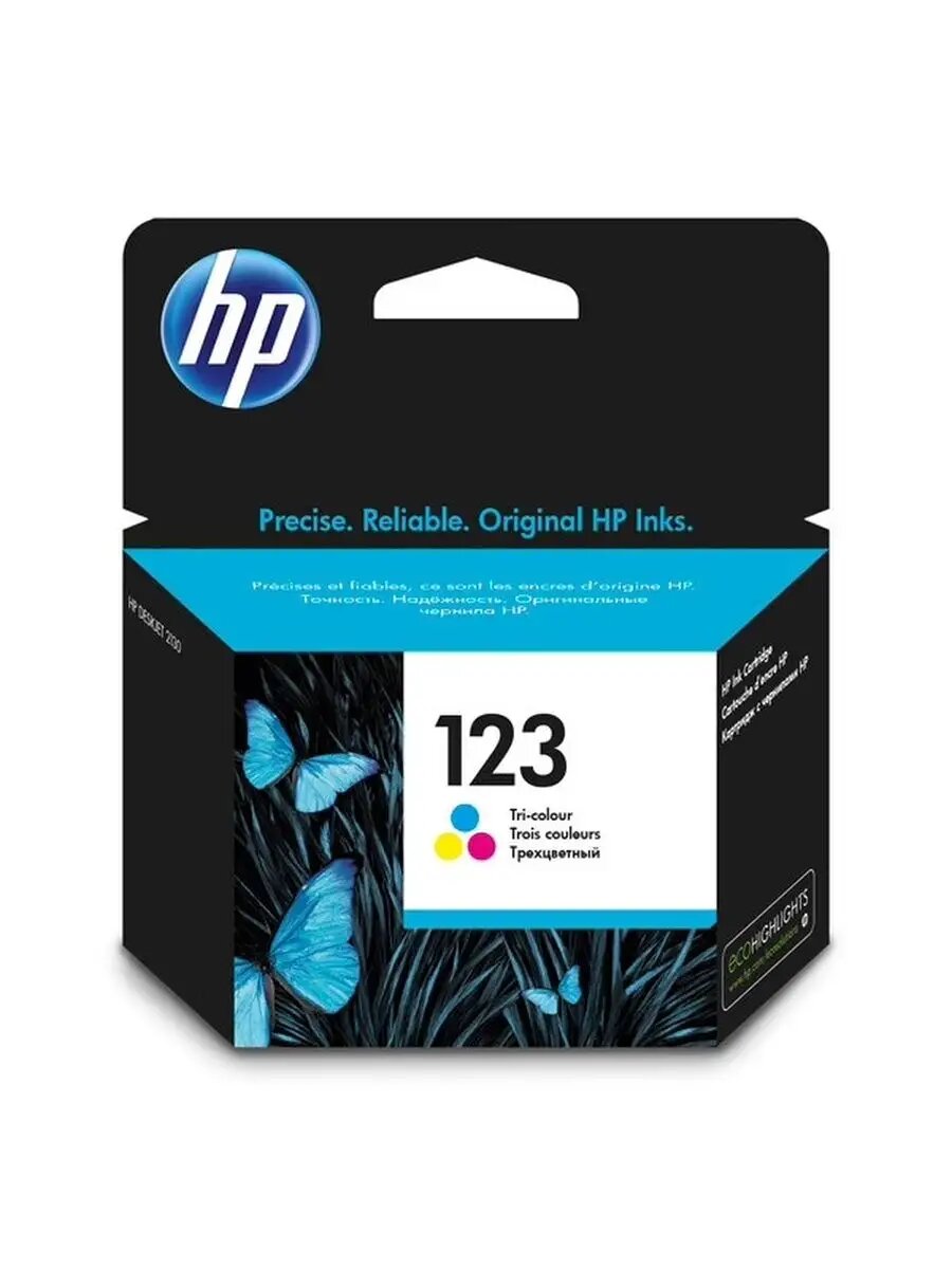 Картридж для принтера HP 123 / черный / многоцветный