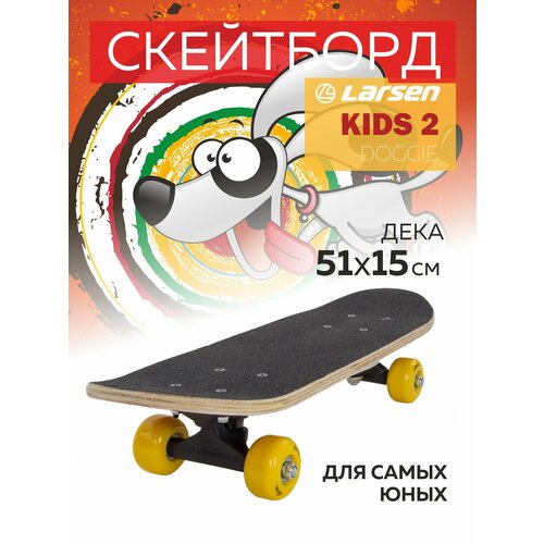 Детский скейтборд Larsen Kids 2 разноцветный 20 