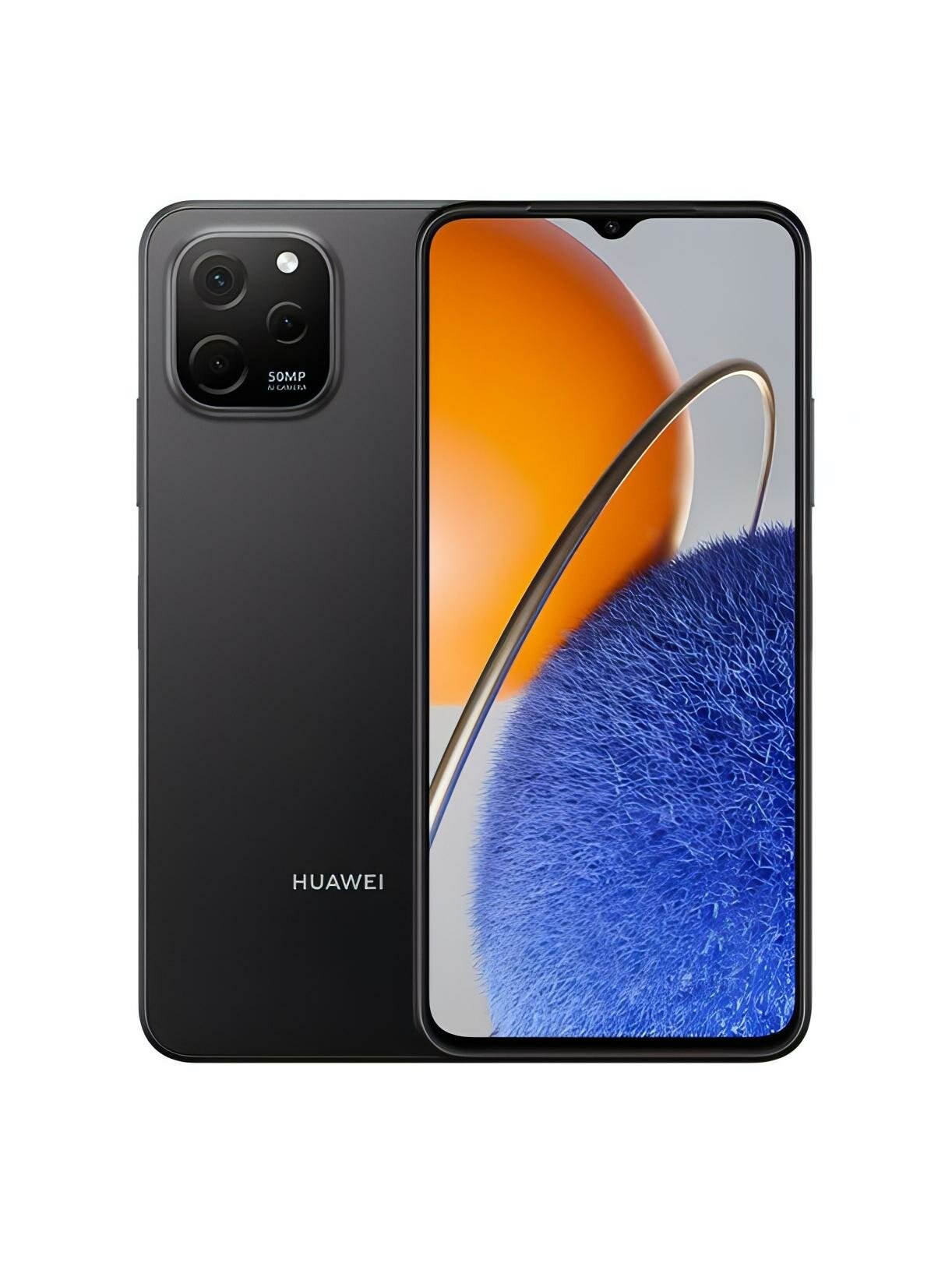 Смартфон HUAWEI nova Y61 4/128GB полночный черный