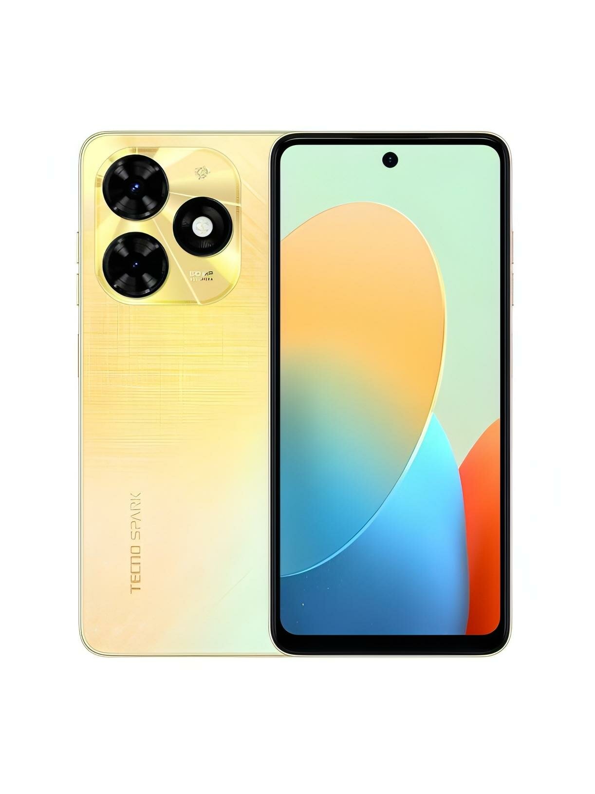 Смартфон Tecno SPARK 20c 8/128GB Alpenglow Gold — фото 1