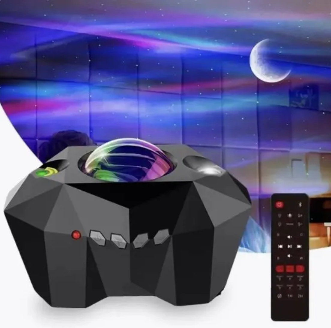 MILENI Проектор-ночник звездного неба, настольный, питание от USB-порта, питание от сети, black