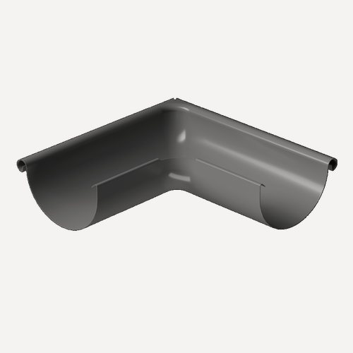 Изображение товара Docke STAL PREMIUM Угол внешний 135° D125 (Графит 7024), диаметр трубы 90, толщина 0.63