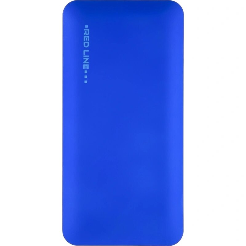 Внешний аккумулятор 08000 mAh, Li-Pol, 2xUSB, QC 3.0, Red Line, син, X-100BD