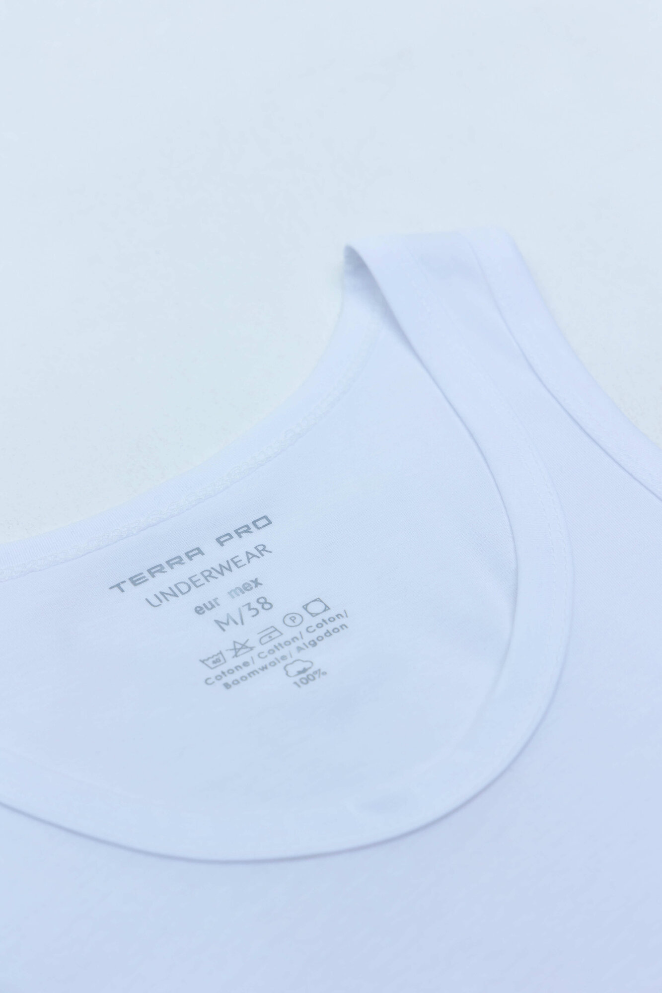 Майка TERRA PRO, размер L, white — фото 1