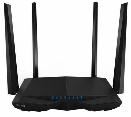 Точка доступа Tenda Беспроводной маршрутизатор AC6 802.11aс 1167Mbps 5 ГГц 2.4 ГГц 3xLAN черный