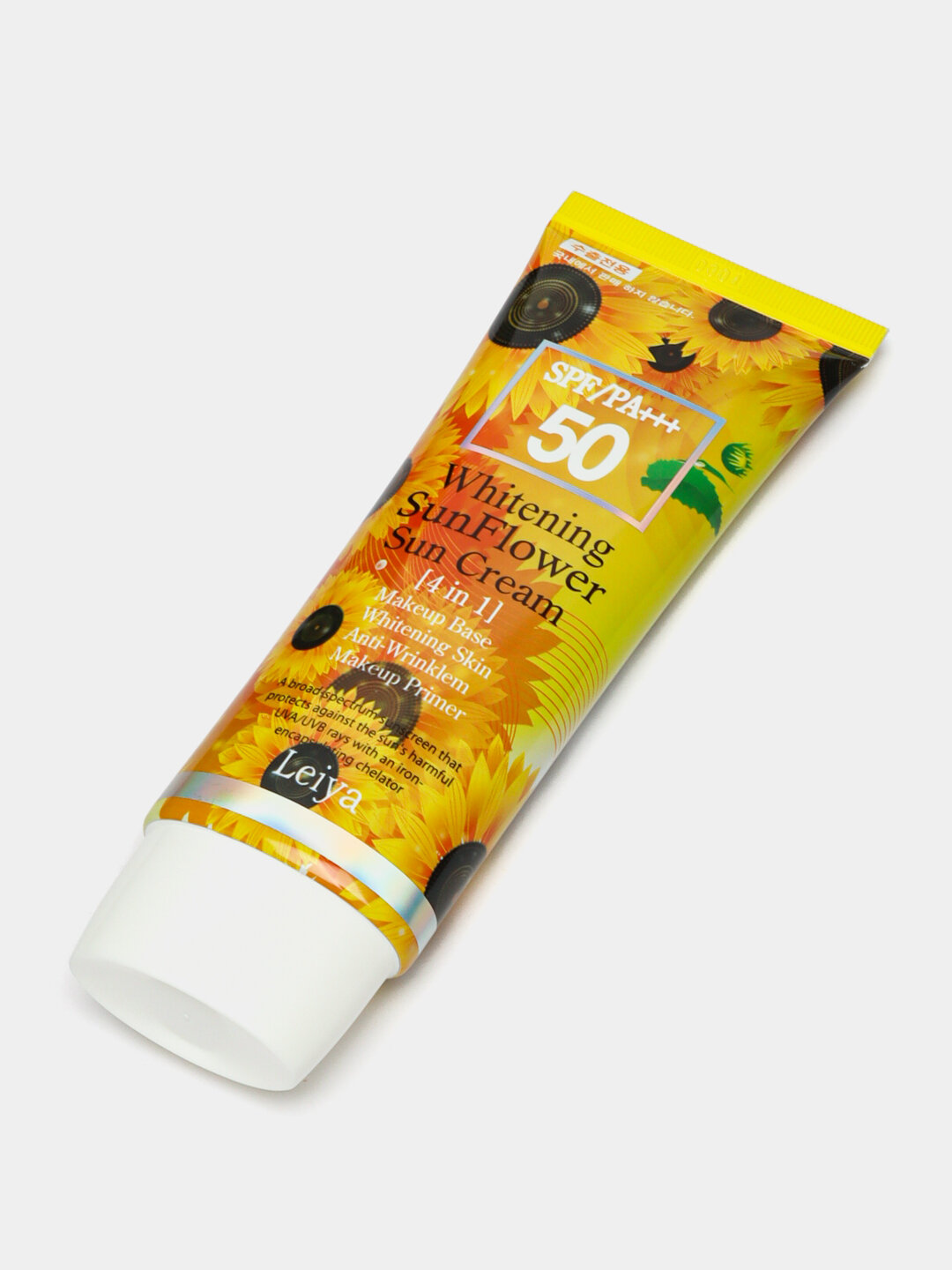Увлажняющий солнцезащитный крем для лица Leiya SPF50+ PA++++, защита от УФ-излучения, 50 мл