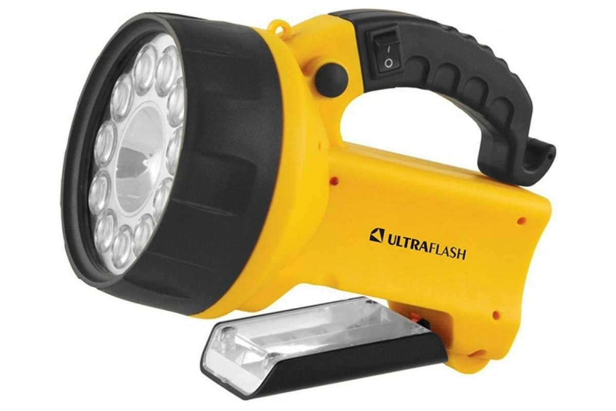 Фонарь ручной UF3753LED желтый/черный