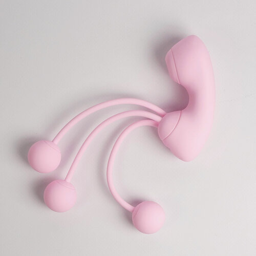 Изображение товара Стимулятор клитора Youvic "DF923" , с вибрацией, водонепроницаемый, 10 режимов, розовый