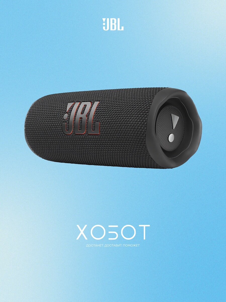 Портативная акустика JBL Flip 6 Black