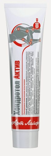 Изображение товара Крем Арт Лайф "Хондротол Актив", с глюкозамином, хондроитином, для суставов, 100мл