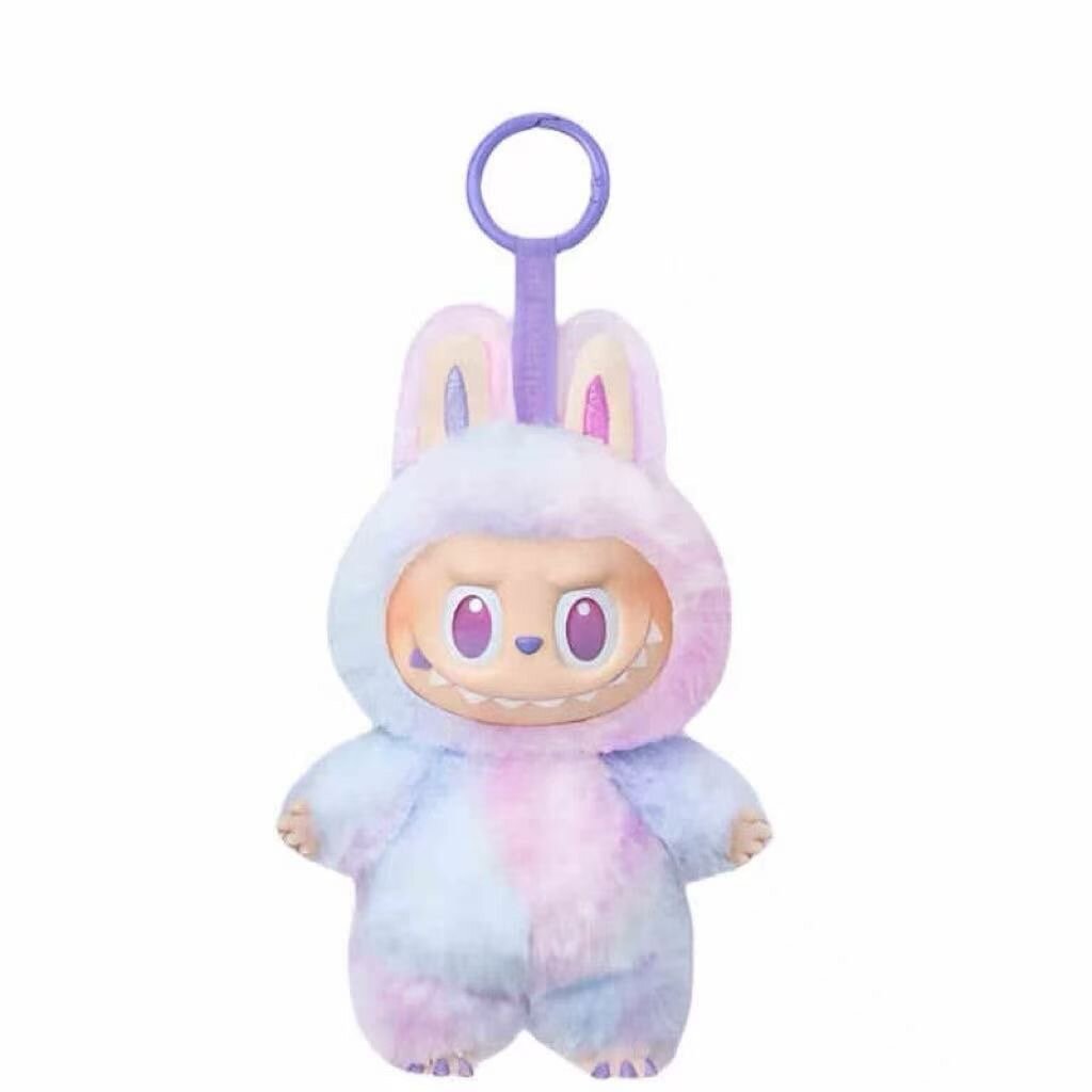 Плюшевая подвеска с виниловым лицом Labub Macaron Labubu,6-12 месяцев,5-7 лет,9-14 лет,7-9 лет,1-3 года,3-5 лет,14+, Active Baby, текстиль, хлопковый пух, ручная работа, унисекс, Новый год, куклы