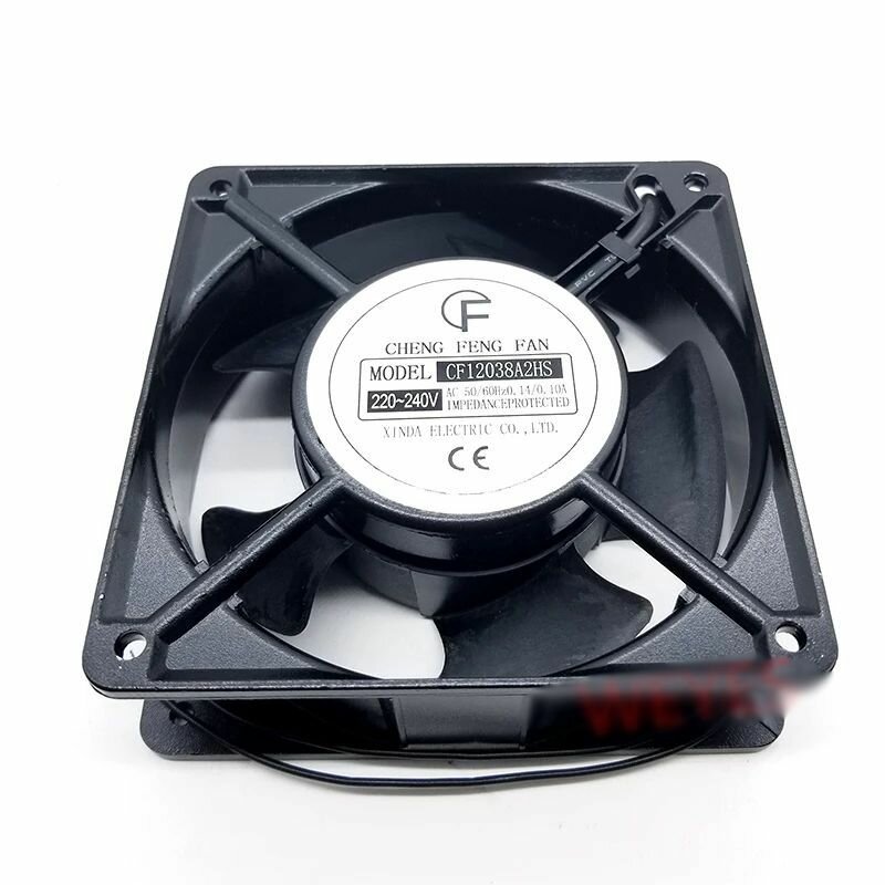 Новый для CF12038A2HS AC 220V-240V 0.14A/0.1A 50/60HZ 12038 12 см 120*120*38 мм 2 провода масляный подшипник вентилятор охлаждения