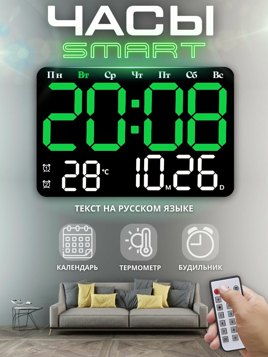 Настенные электронные часы