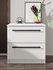Прикроватная тумба Мебель Трия "Агата", ЛДСП, белая, с ящиком, 40,7х45,6х47,5 см