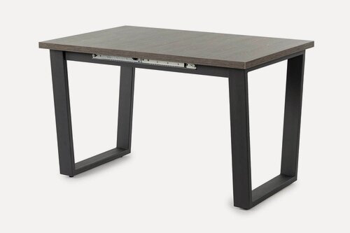 Изображение товара Кухонный стол раздвижной Hoff Reef, 120(159)х75х80 см, цвет чёрный муар, дуб марсала