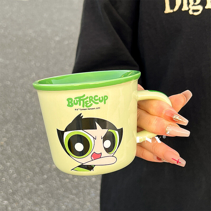 Кружка Powerpuff Girls Керамическая Подарок На День Рождения Девочки Сувенирная Чашка Домашняя Общежитие Стакан Воды Офис