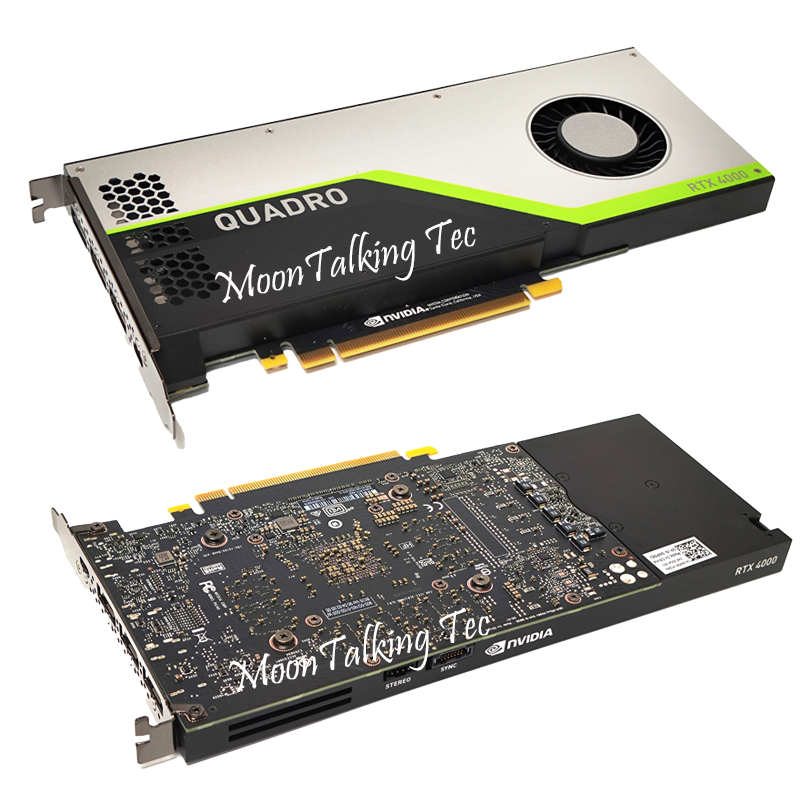 Видеокарта PCI-E PNY VCQRTX4000-UPG-PB 8GB GDDR6 256-bit 3xDP/USB 3.1 Gen 2 Type C - фото №2