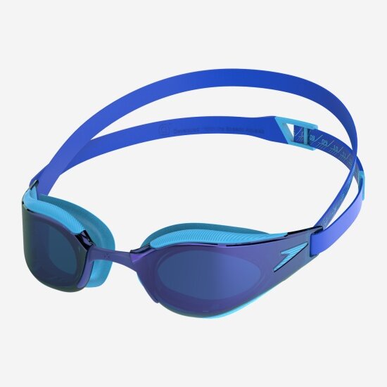 Очки для плавания детские Speedo FASTSKIN HYPER ELITE MIRROR JU синий, 8-1282116553