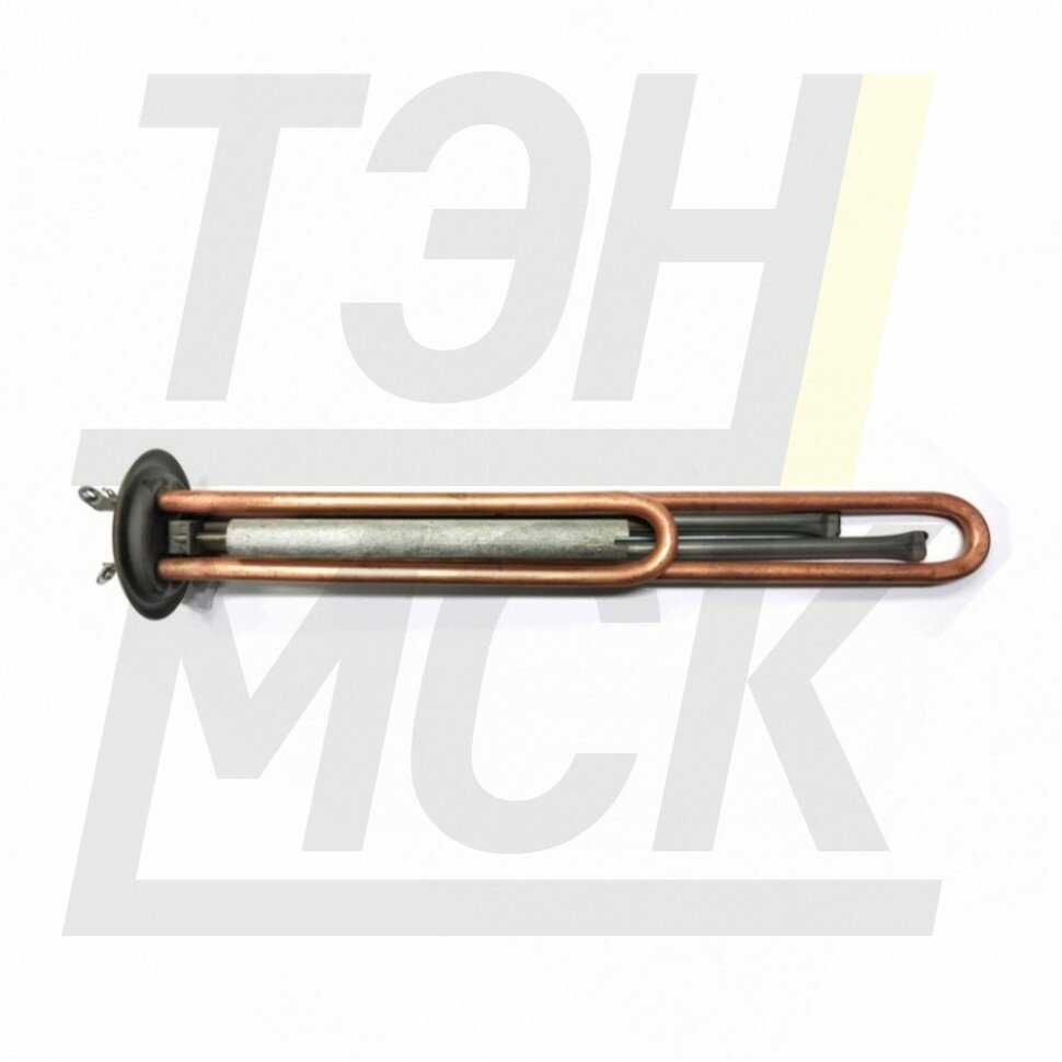 Комплект ТЭН 2 кВт (2000 Вт) RF для водонагревателя Thermex Garanterm Electrolux EWH Timberk клеммы под винт + анод 20854К