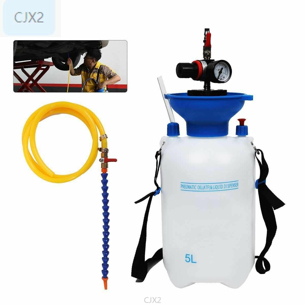 AUTOOL 5L комплект для наполнения масляной жидкостью Экстрактор для наполнения шприца Бутылка для переноса ATF Масляное насосное оборудование-CJX2