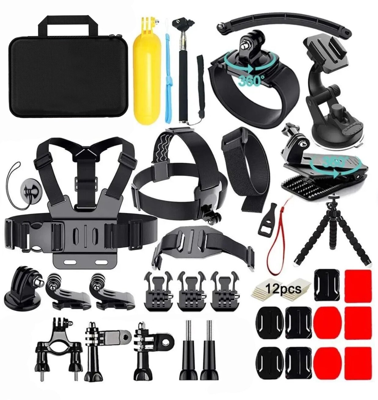 Картинки Аквабокс + Набор аксессуаров 50 в 1 для экшн-камеры GoPro HERO 13/12/11/10/9