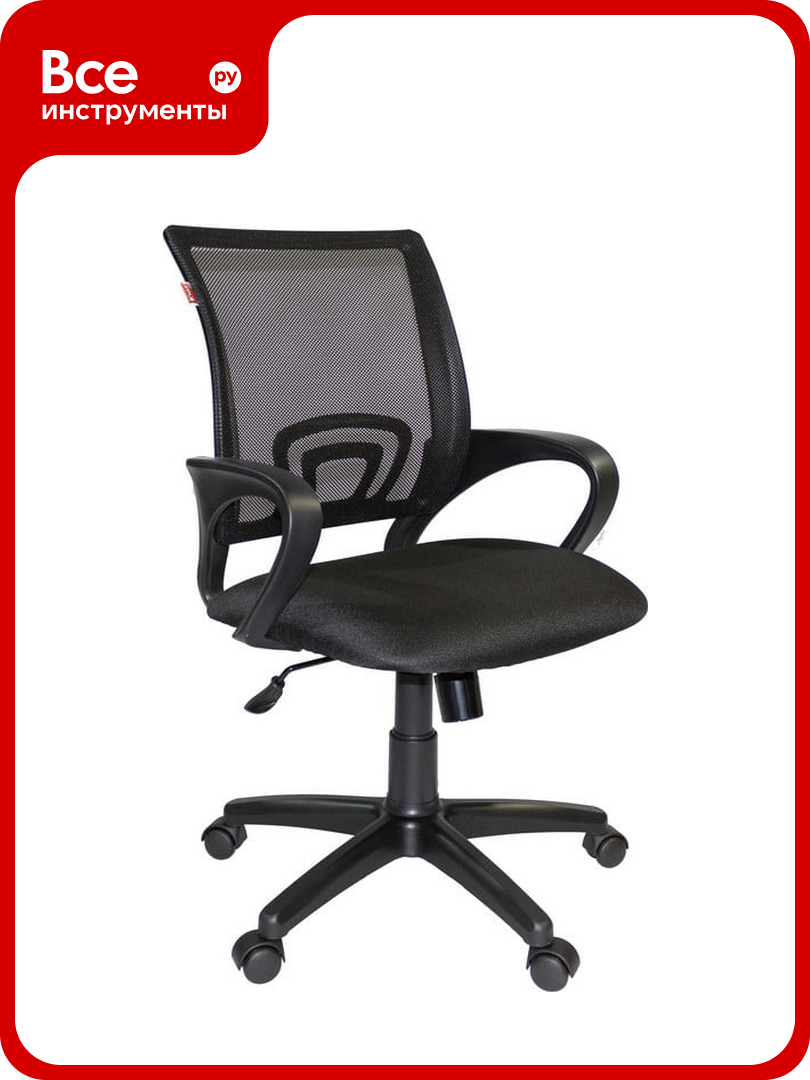 Кресло Easy Chair VTEChair-304 TC Net ткань черн/сетка черн, пластик 329252