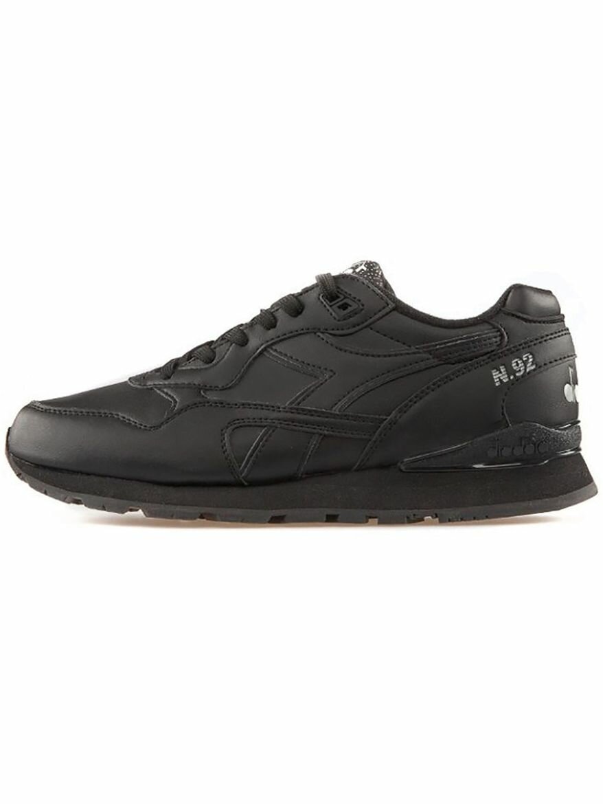 Кроссовки Diadora N.92 L, полнота F, размер 9.5, черный