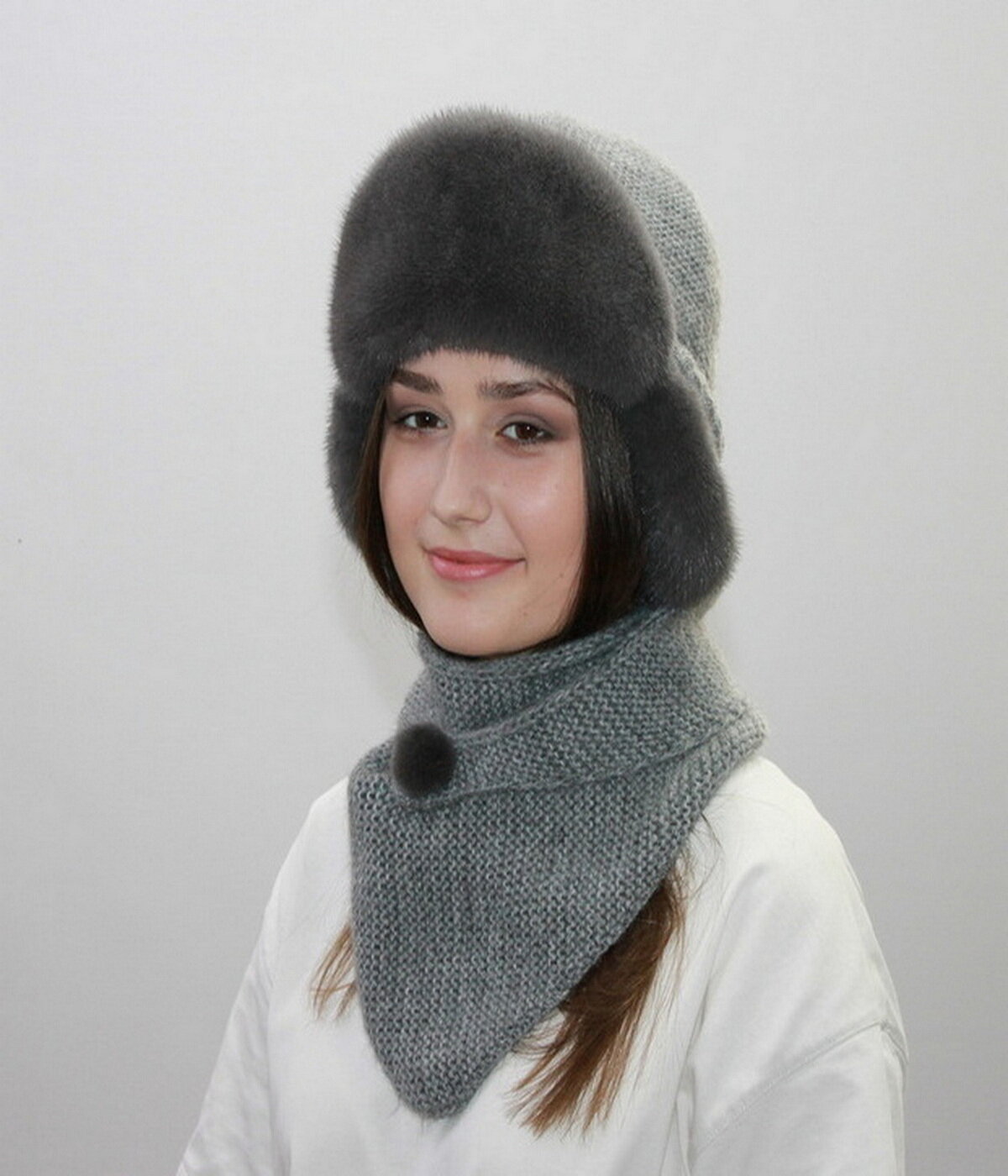 Комплект с головным убором Мария с шейным платком для женщин