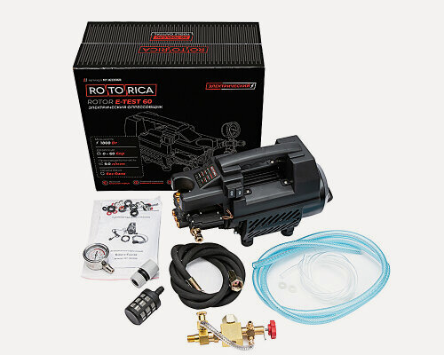 Изображение товара Электрический опрессовщик Rotorica RT.1623060 Rotor e-Test 60, 9л/мин без бака