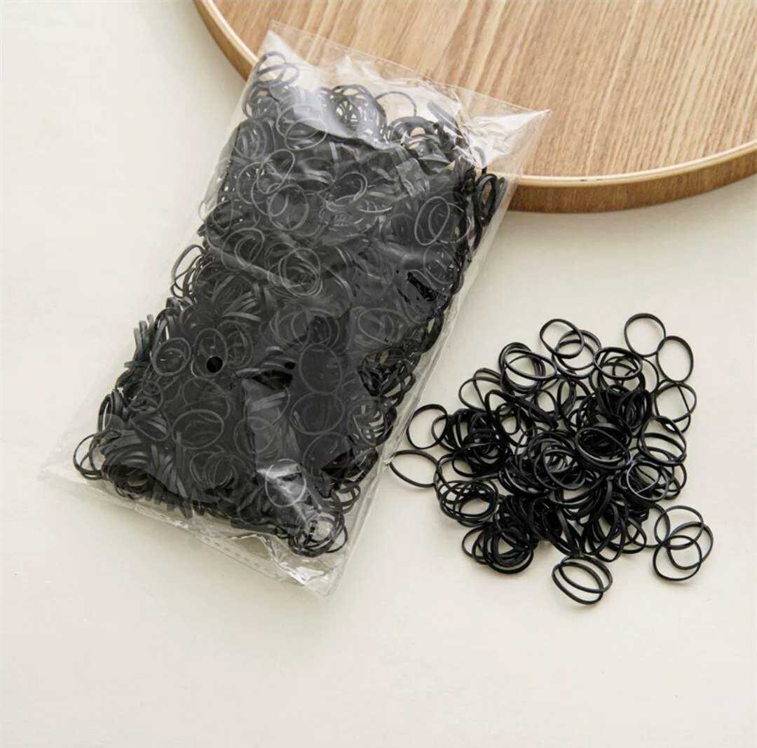 Набор резинок 100 шт, силикон, для девочек, Силиконовые резинки для волос.