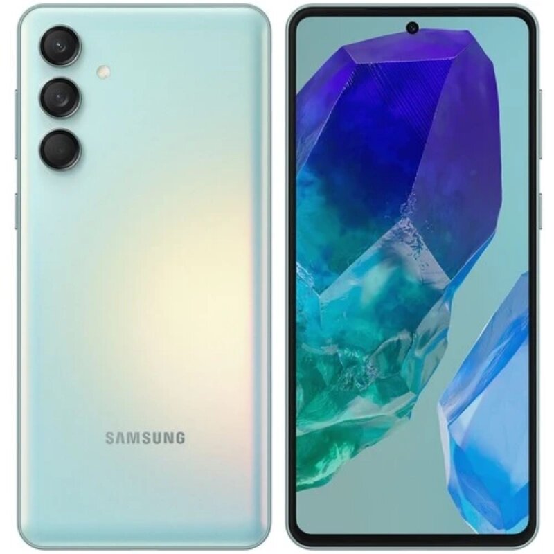 Смартфон Samsung Galaxy M55, 8/128 ГБ, Light Green, зеленый