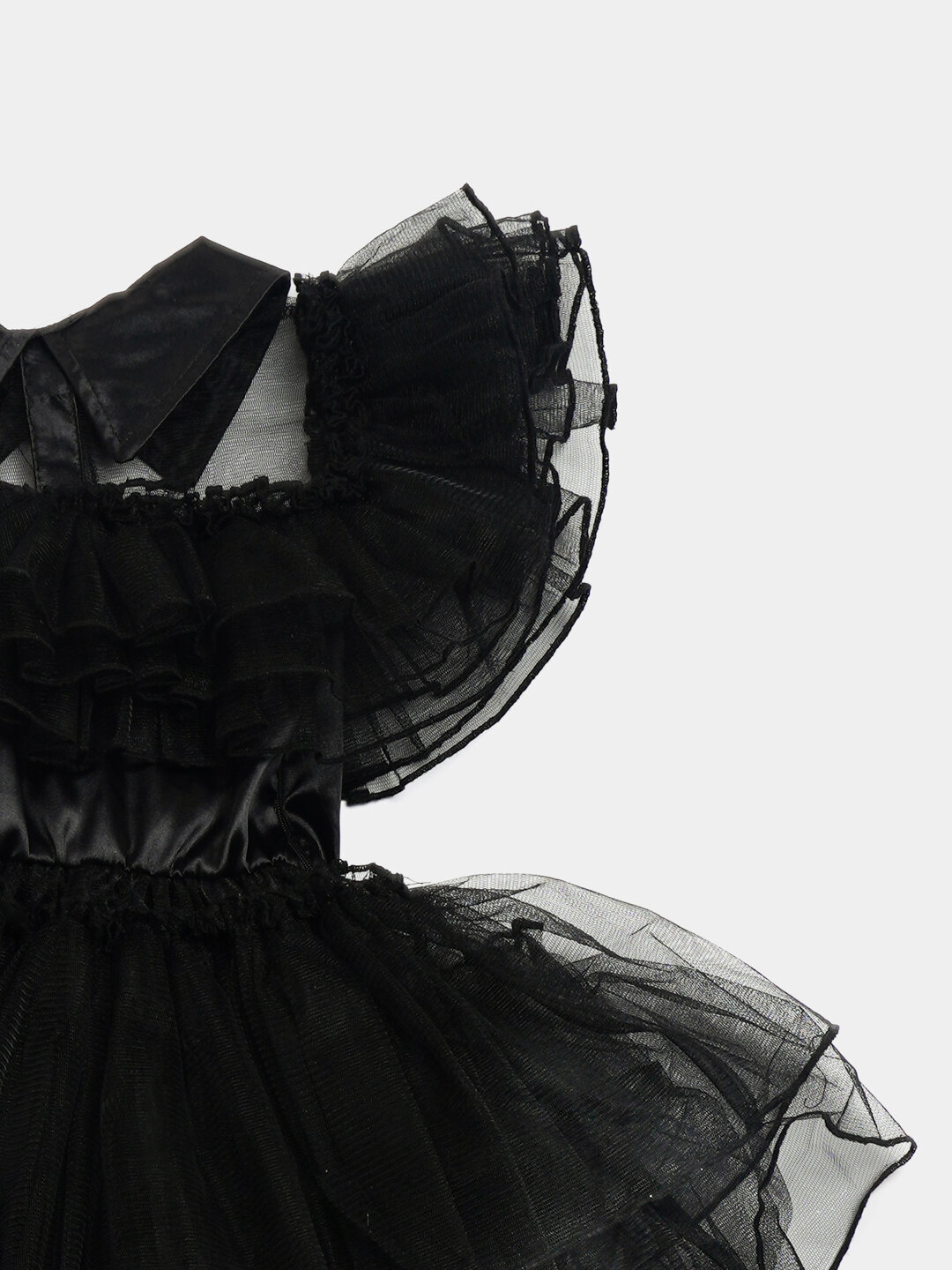 Костюм UMNO BRAND "Wednesday", карнавальный, для девочек, черный — фото 1