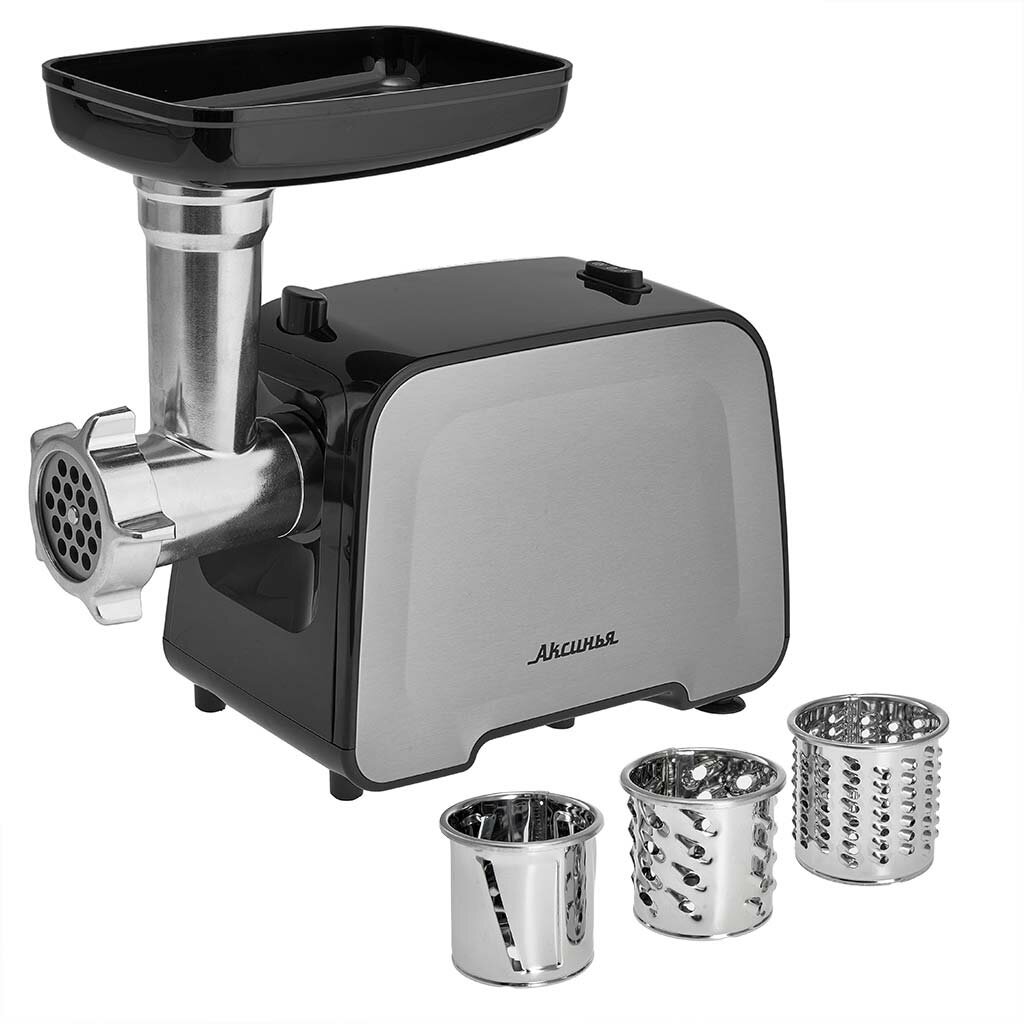 Мясорубка электрическая Аксинья КС-2006C, 2300вт, 2.2кг/мин, 3 насадки овощерезки