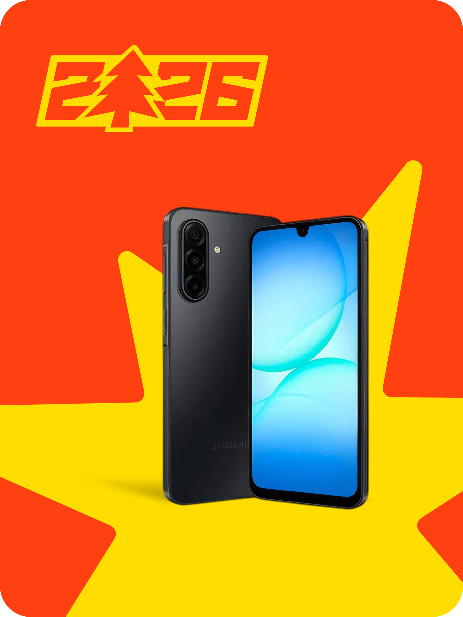 Смартфон Samsung Galaxy A17 6GB 128GB, 6.7" 90Гц экран, камера 50Мп, батарея 5000 мАч