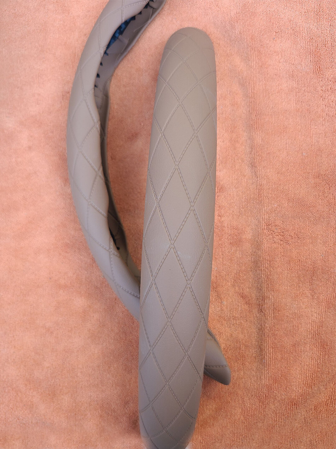 Чехол на руль автомобиля, материал алькантара, универсальный — фото 1