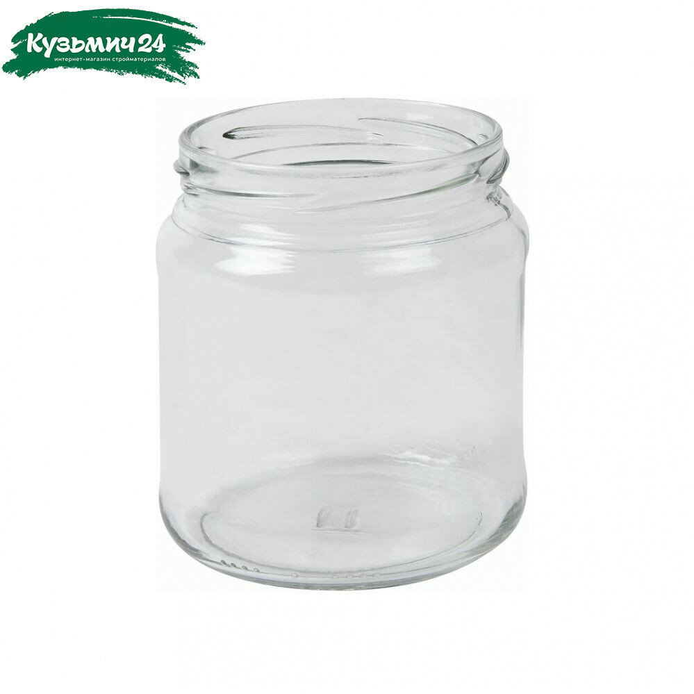 Банка стеклянная ДагестанОгни Твист ТО-82 объем 0.45 л для хранения сыпучих продуктов и консервирования