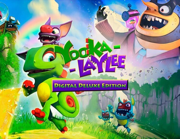 Игра Yooka-Laylee Deluxe Edition, ключ активации Steam, PC, Mac OS, SteamOS + Linux