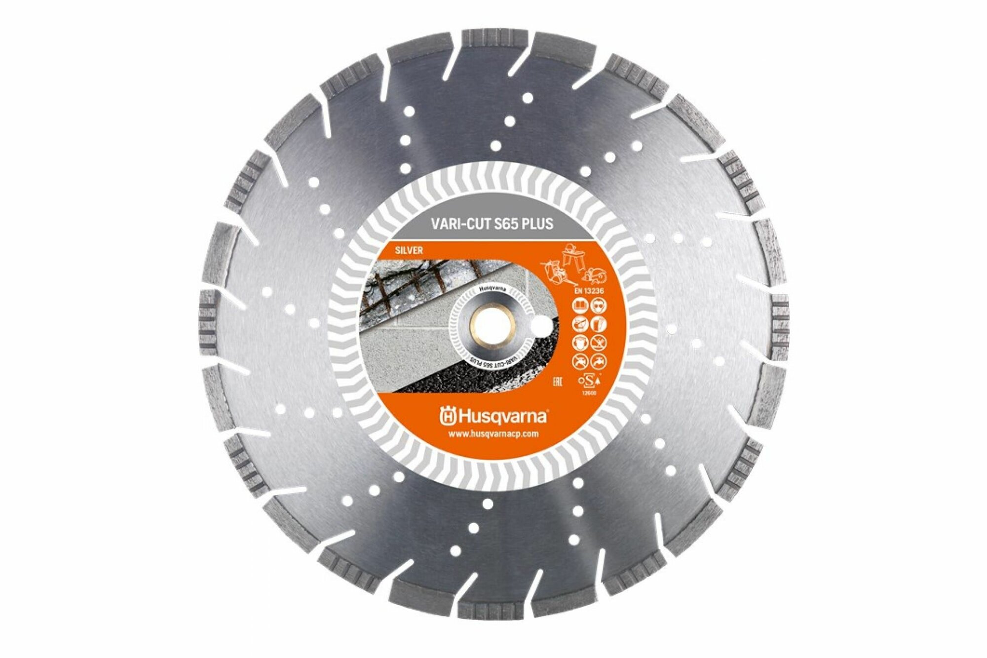 Диск алмазный Husqvarna универсальный 350х3.2х25.4/20мм VARI-CUT S65