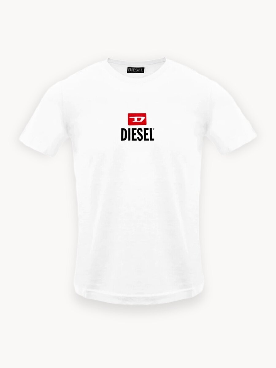 Футболка DIESEL, размер XL, белый