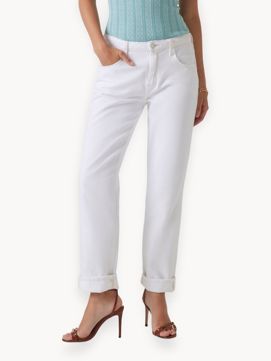 Джинсы бойфренды GUESS Celia Boyfriend, размер 29/32 JEAN, белый